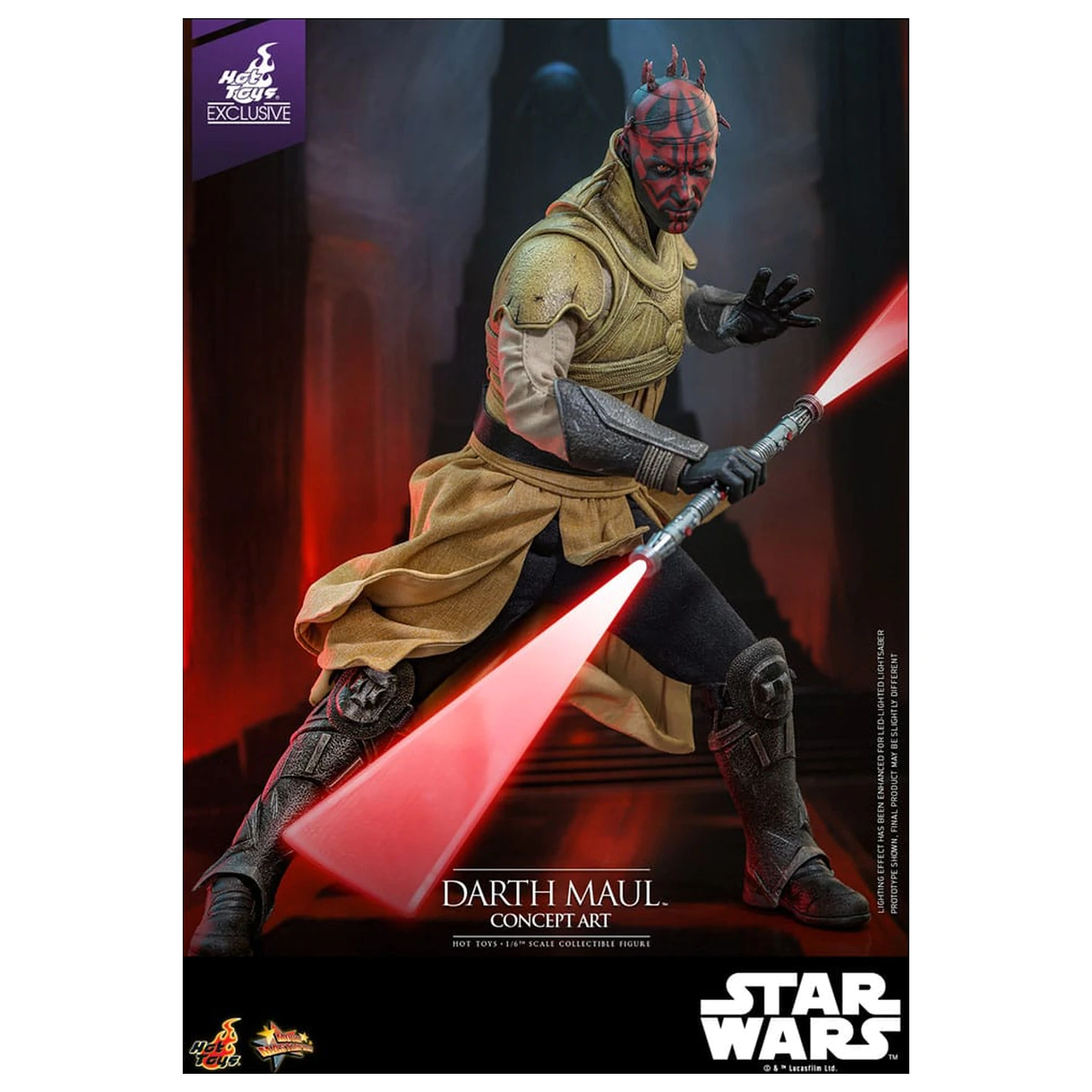 Star Wars Movie Masterpiece Figurka Akcji 1/6 Darth Maul (Concept Art) Hot Toys Exclusive 35 cm zdjęcie produktu