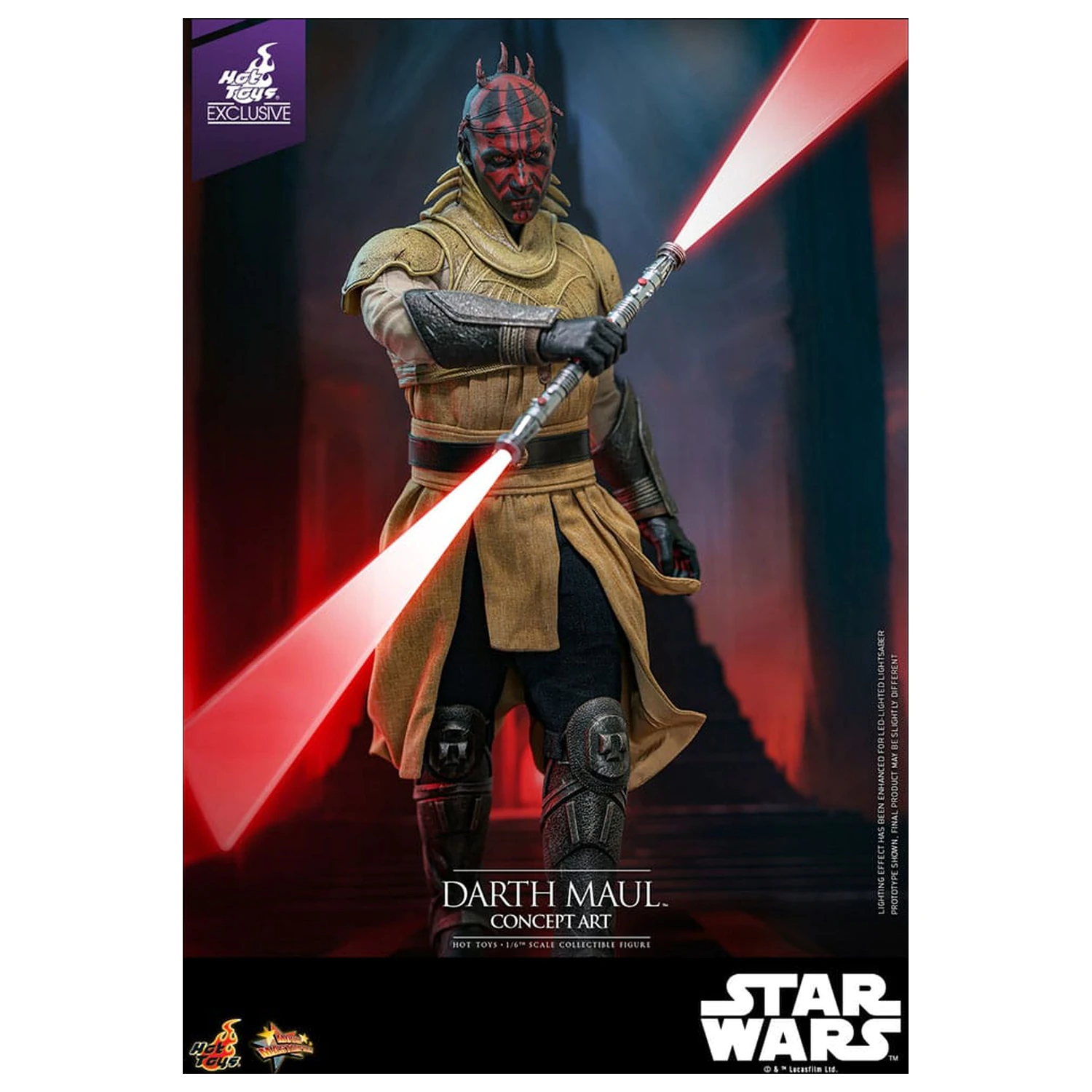 Star Wars Movie Masterpiece Figurka Akcji 1/6 Darth Maul (Concept Art) Hot Toys Exclusive 35 cm zdjęcie produktu
