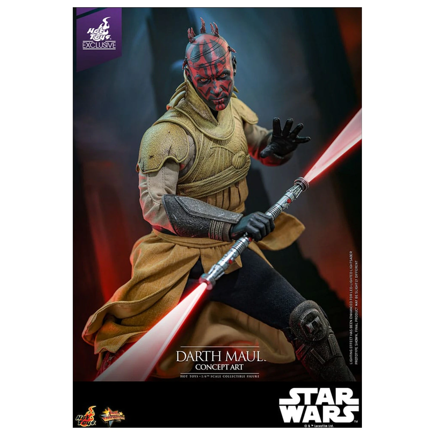 Star Wars Movie Masterpiece Figurka Akcji 1/6 Darth Maul (Concept Art) Hot Toys Exclusive 35 cm zdjęcie produktu