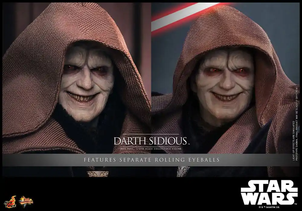 Star Wars Movie Masterpiece Figurka Akcji 1/6 Darth Sidious 29 cm zdjęcie produktu