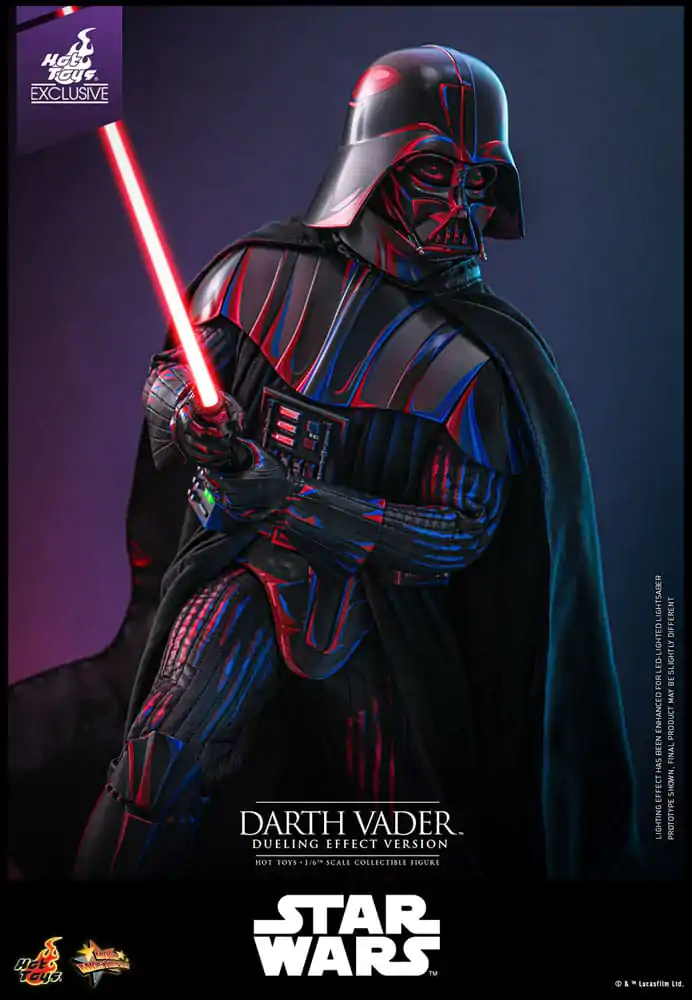 Star Wars Movie Masterpiece Figurka Akcji 1/6 Darth Vader (Wersja z Efektem Pojedynku) Ekskluzywna Hot Toys 35 cm zdjęcie produktu