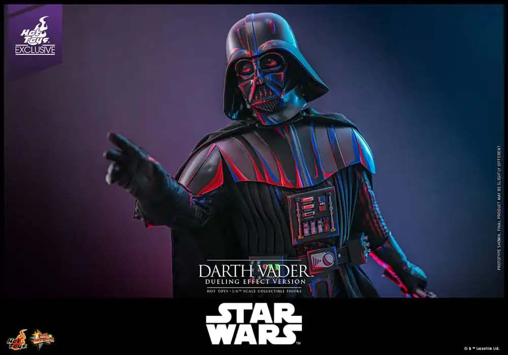 Star Wars Movie Masterpiece Figurka Akcji 1/6 Darth Vader (Wersja z Efektem Pojedynku) Ekskluzywna Hot Toys 35 cm zdjęcie produktu