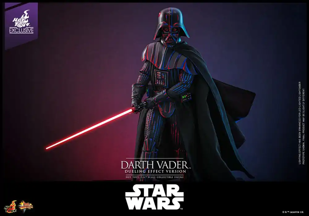 Star Wars Movie Masterpiece Figurka Akcji 1/6 Darth Vader (Wersja z Efektem Pojedynku) Ekskluzywna Hot Toys 35 cm zdjęcie produktu