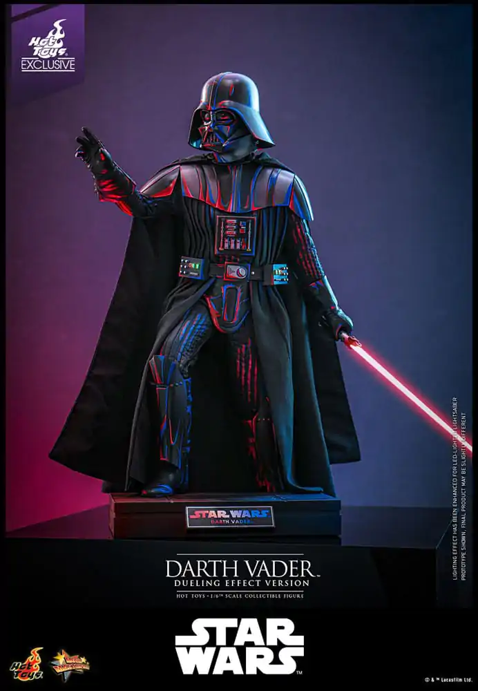 Star Wars Movie Masterpiece Figurka Akcji 1/6 Darth Vader (Wersja z Efektem Pojedynku) Ekskluzywna Hot Toys 35 cm zdjęcie produktu