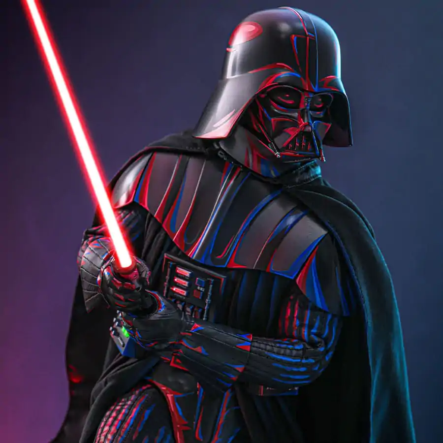 Star Wars Movie Masterpiece Figurka Akcji 1/6 Darth Vader (Wersja z Efektem Pojedynku) Ekskluzywna Hot Toys 35 cm zdjęcie produktu