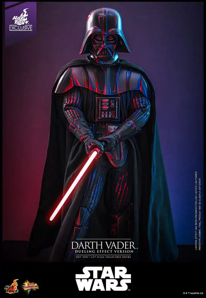 Star Wars Movie Masterpiece Figurka Akcji 1/6 Darth Vader (Wersja z Efektem Pojedynku) Ekskluzywna Hot Toys 35 cm zdjęcie produktu