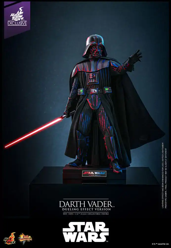 Star Wars Movie Masterpiece Figurka Akcji 1/6 Darth Vader (Wersja z Efektem Pojedynku) Ekskluzywna Hot Toys 35 cm zdjęcie produktu