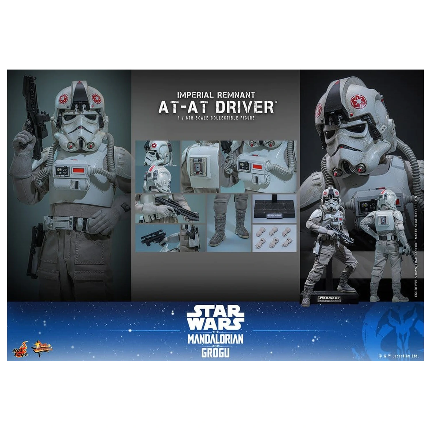 Star Wars Movie Masterpiece Figurka Akcji 1/6 Imperial Remnant AT-AT Driver 30 cm zdjęcie produktu