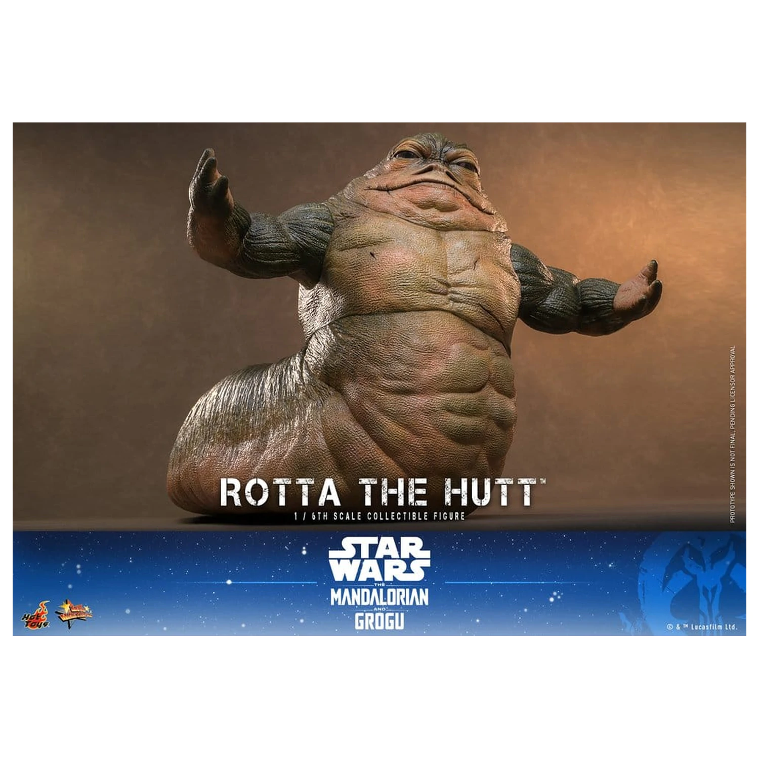 Star Wars Movie Masterpiece Figurka Akcji 1/6 Rotta The Hutt 32 cm zdjęcie produktu