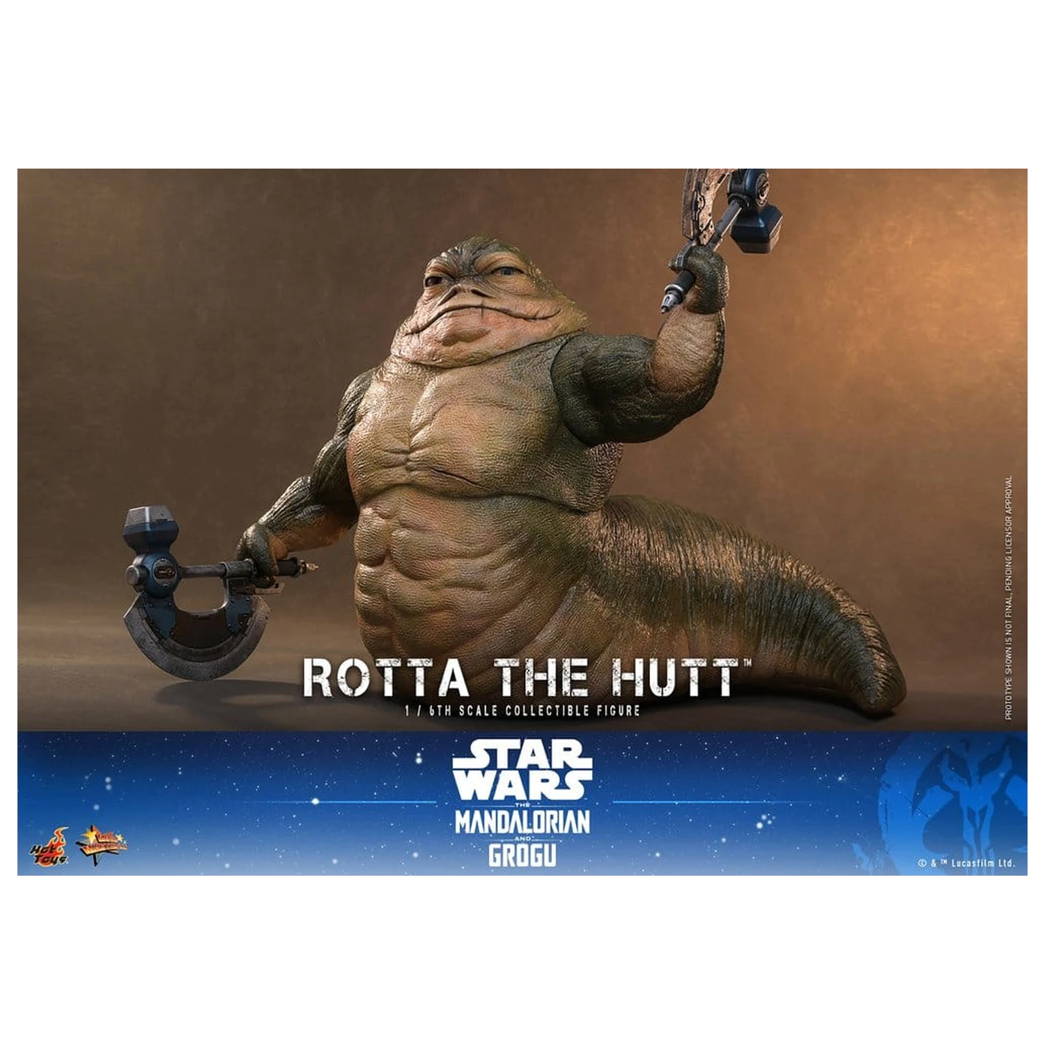 Star Wars Movie Masterpiece Figurka Akcji 1/6 Rotta The Hutt 32 cm zdjęcie produktu