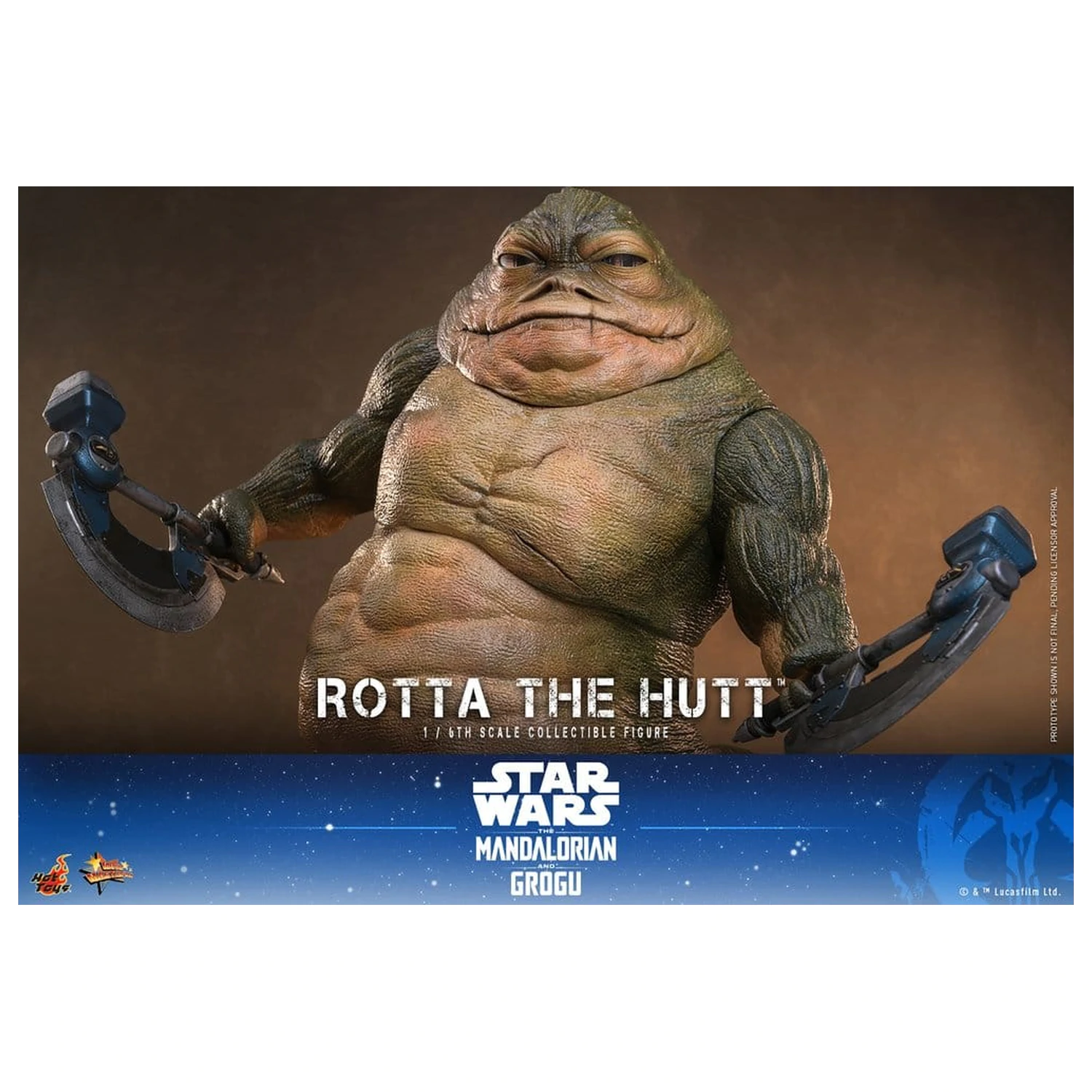 Star Wars Movie Masterpiece Figurka Akcji 1/6 Rotta The Hutt 32 cm zdjęcie produktu