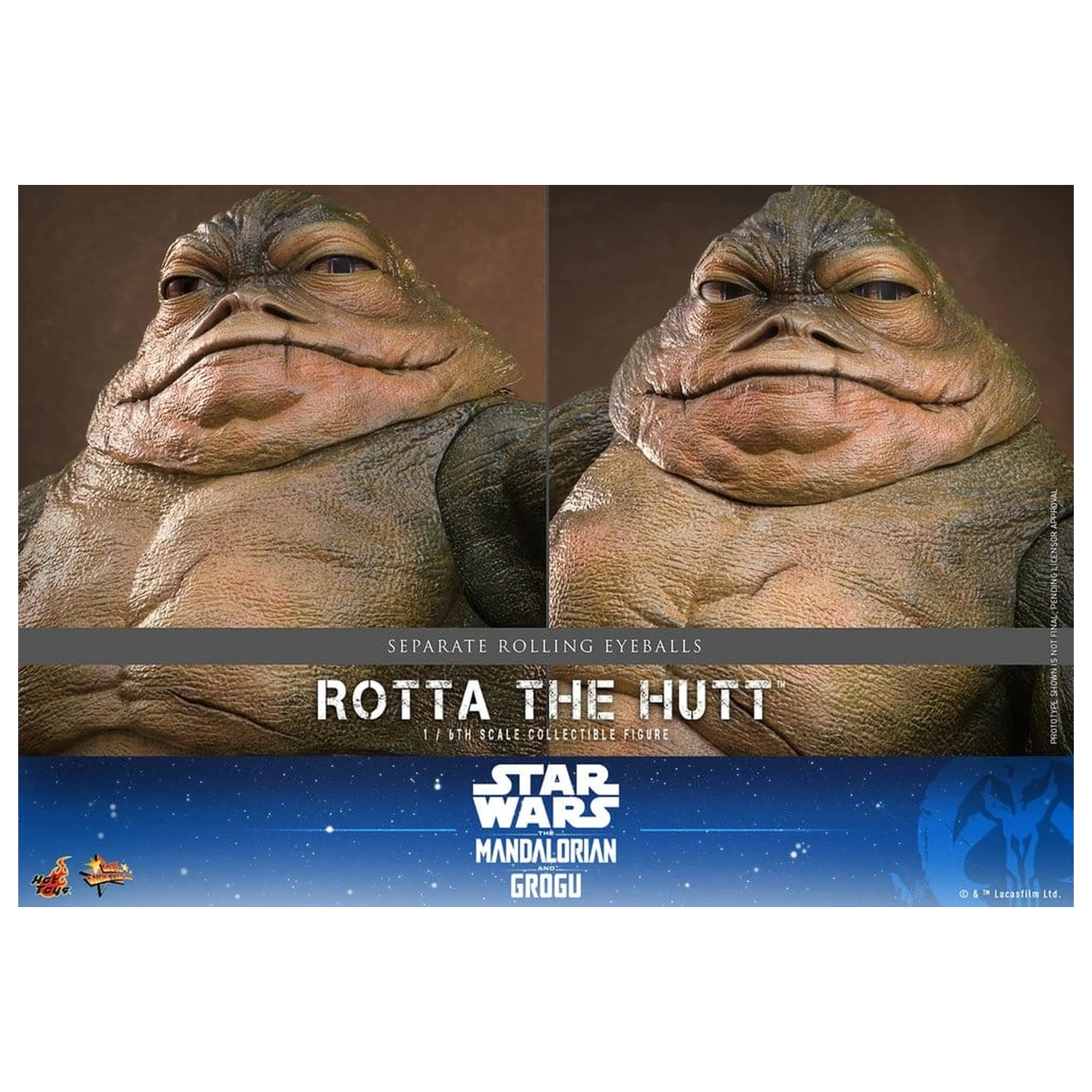 Star Wars Movie Masterpiece Figurka Akcji 1/6 Rotta The Hutt 32 cm zdjęcie produktu