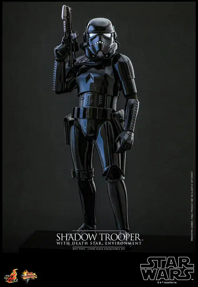 Star Wars Movie Masterpiece Figurka Akcji 1/6 Shadow Trooper z Dioramą Gwiazdy Śmierci 30 cm zdjęcie produktu