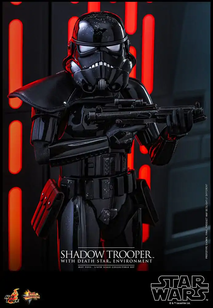 Star Wars Movie Masterpiece Figurka Akcji 1/6 Shadow Trooper z Dioramą Gwiazdy Śmierci 30 cm zdjęcie produktu