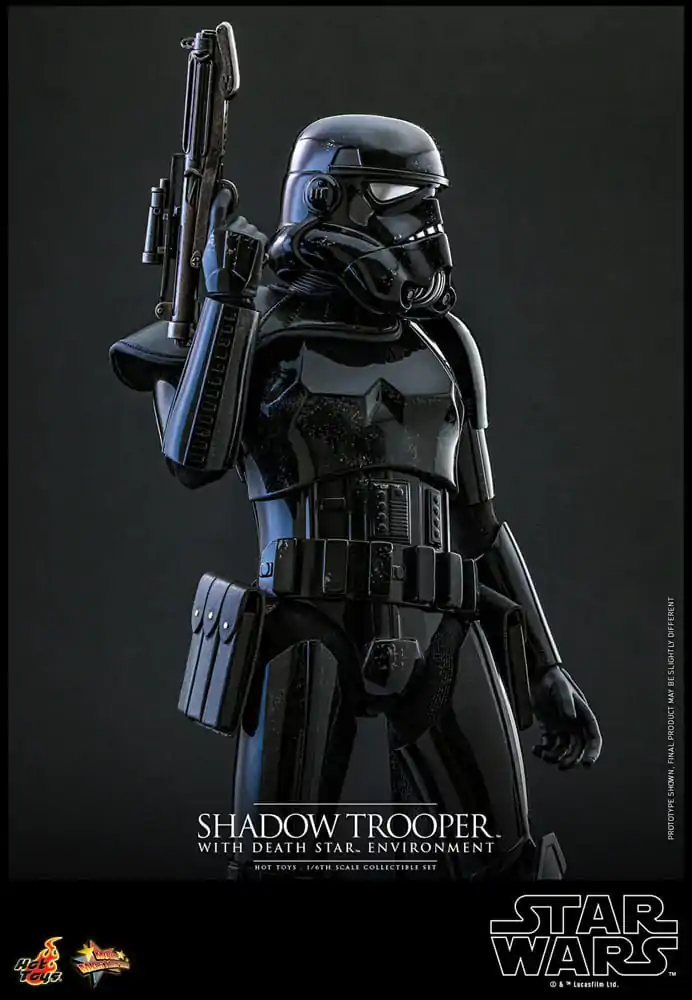 Star Wars Movie Masterpiece Figurka Akcji 1/6 Shadow Trooper z Dioramą Gwiazdy Śmierci 30 cm zdjęcie produktu