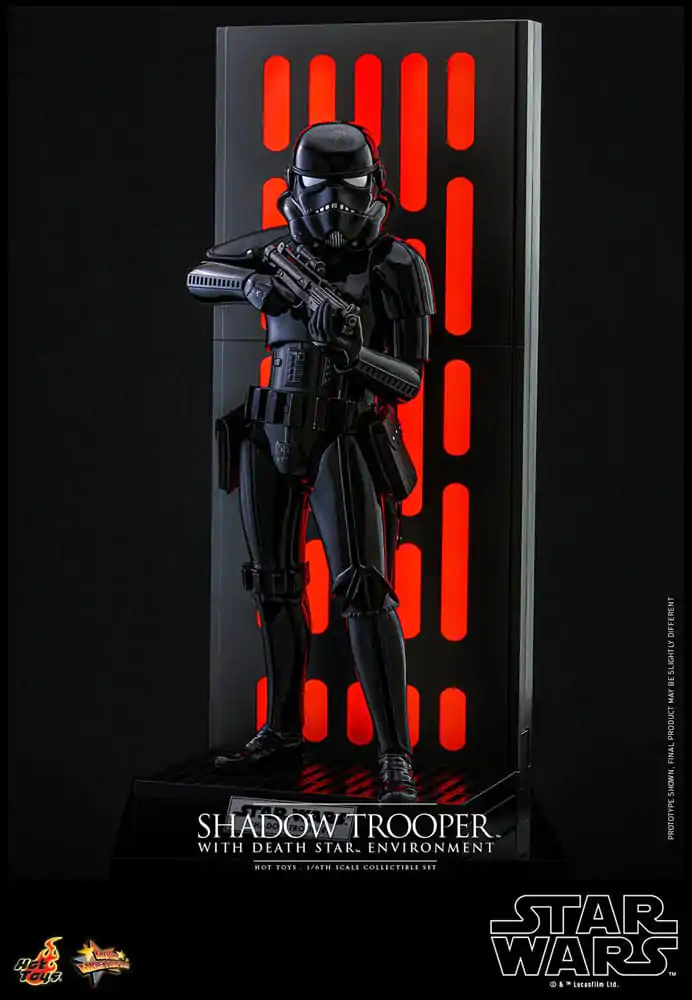 Star Wars Movie Masterpiece Figurka Akcji 1/6 Shadow Trooper z Dioramą Gwiazdy Śmierci 30 cm zdjęcie produktu