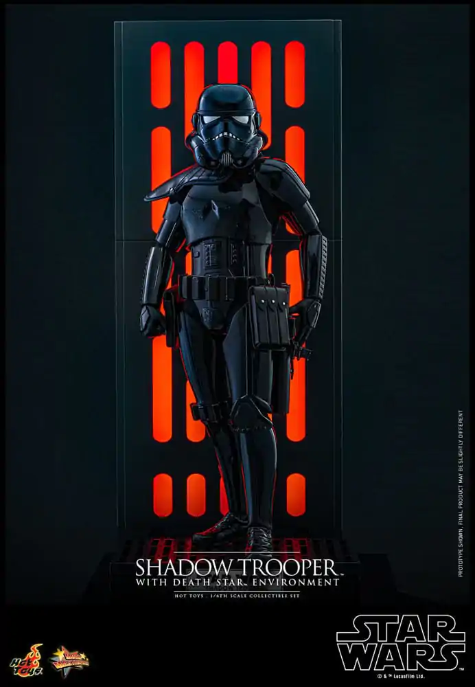 Star Wars Movie Masterpiece Figurka Akcji 1/6 Shadow Trooper z Dioramą Gwiazdy Śmierci 30 cm zdjęcie produktu