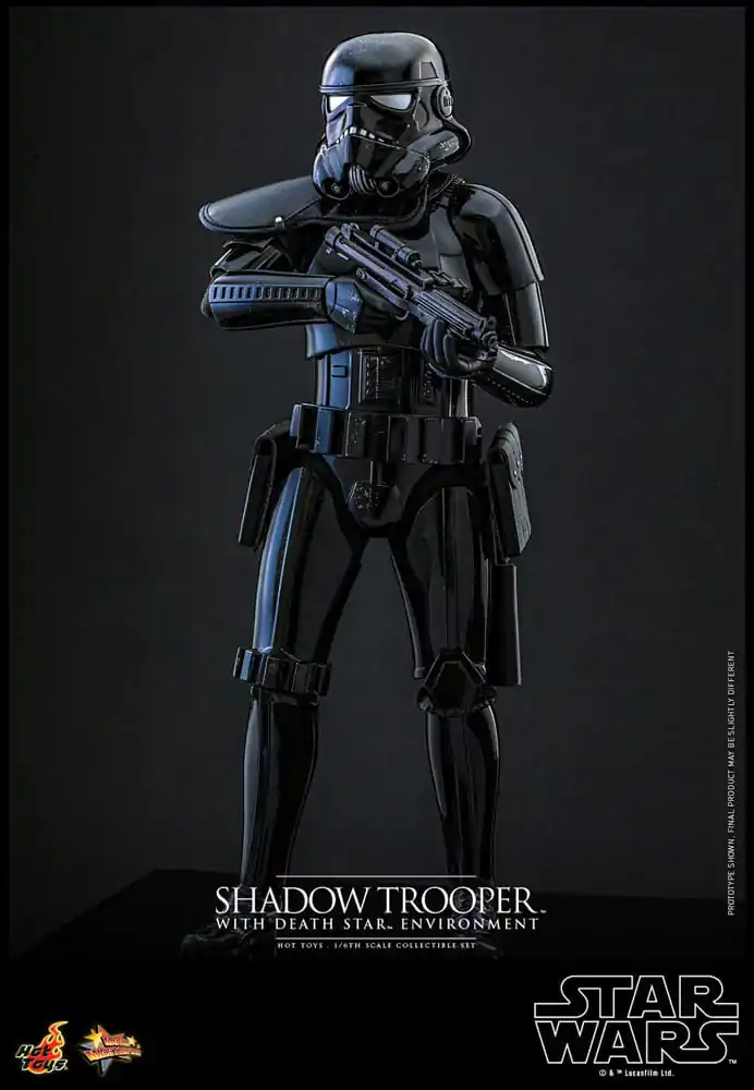 Star Wars Movie Masterpiece Figurka Akcji 1/6 Shadow Trooper z Dioramą Gwiazdy Śmierci 30 cm zdjęcie produktu