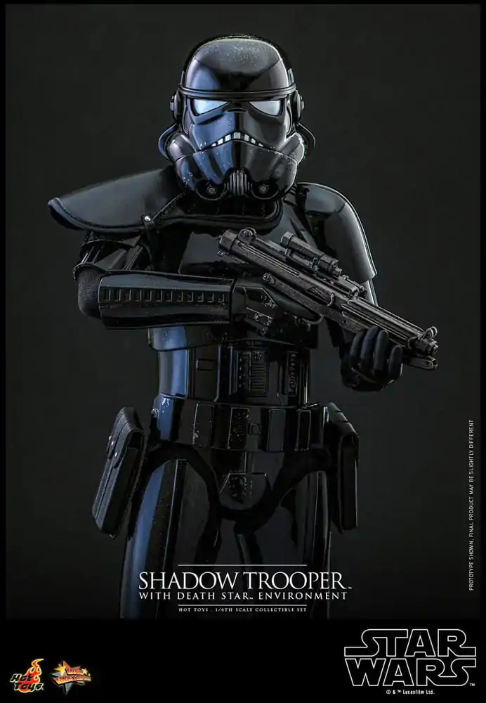 Star Wars Movie Masterpiece Figurka Akcji 1/6 Shadow Trooper z Dioramą Gwiazdy Śmierci 30 cm zdjęcie produktu