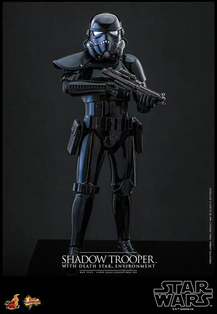 Star Wars Movie Masterpiece Figurka Akcji 1/6 Shadow Trooper z Dioramą Gwiazdy Śmierci 30 cm zdjęcie produktu