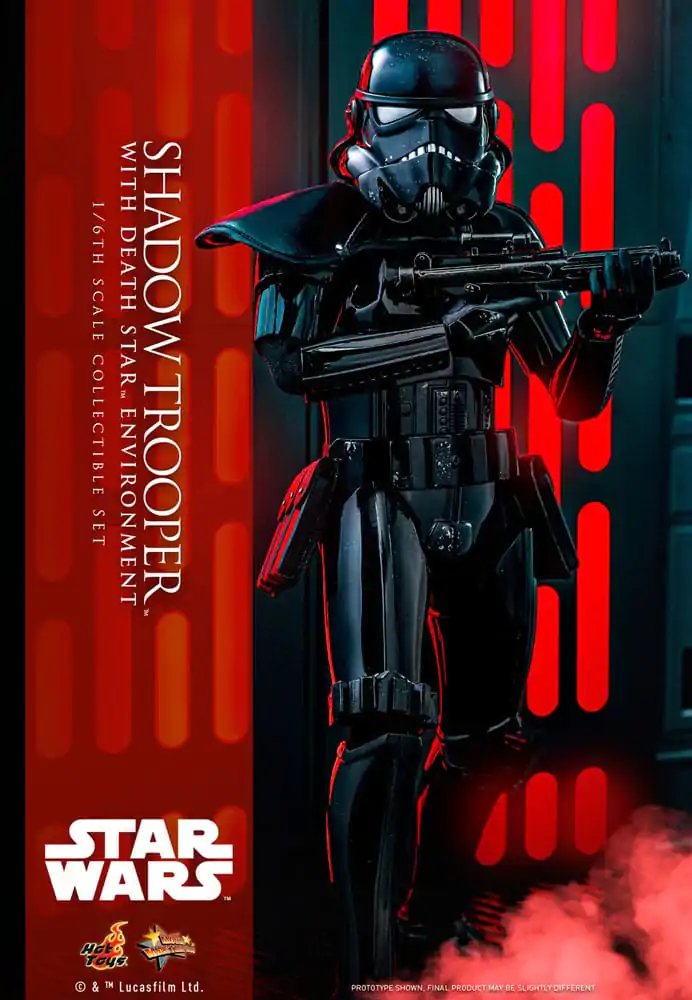 Star Wars Movie Masterpiece Figurka Akcji 1/6 Shadow Trooper z Dioramą Gwiazdy Śmierci 30 cm zdjęcie produktu