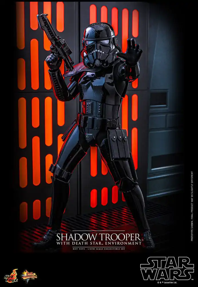 Star Wars Movie Masterpiece Figurka Akcji 1/6 Shadow Trooper z Dioramą Gwiazdy Śmierci 30 cm zdjęcie produktu