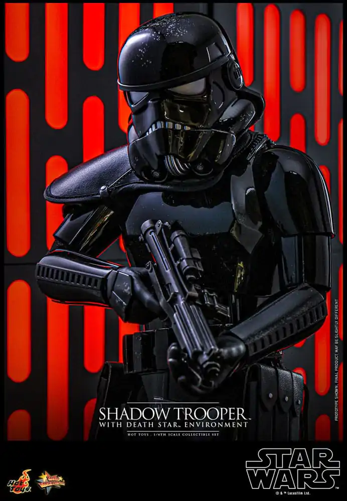 Star Wars Movie Masterpiece Figurka Akcji 1/6 Shadow Trooper z Dioramą Gwiazdy Śmierci 30 cm zdjęcie produktu