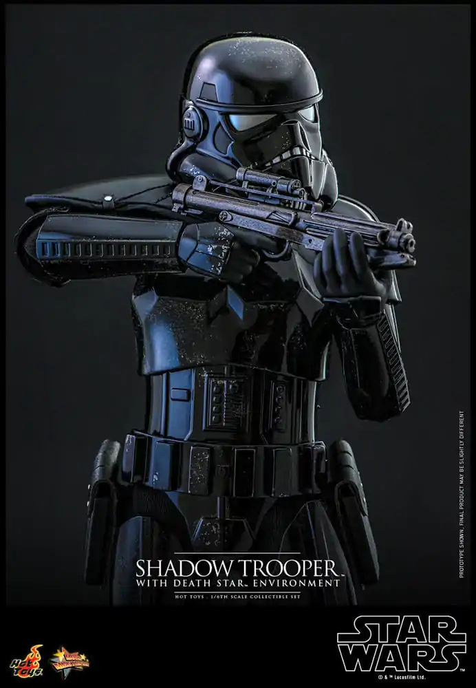 Star Wars Movie Masterpiece Figurka Akcji 1/6 Shadow Trooper z Dioramą Gwiazdy Śmierci 30 cm zdjęcie produktu