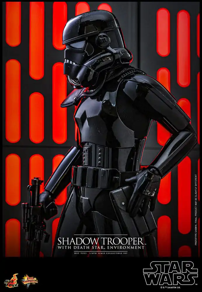 Star Wars Movie Masterpiece Figurka Akcji 1/6 Shadow Trooper z Dioramą Gwiazdy Śmierci 30 cm zdjęcie produktu