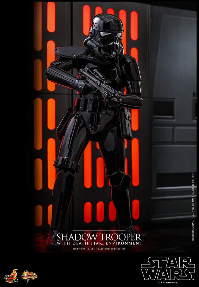 Star Wars Movie Masterpiece Figurka Akcji 1/6 Shadow Trooper z Dioramą Gwiazdy Śmierci 30 cm zdjęcie produktu