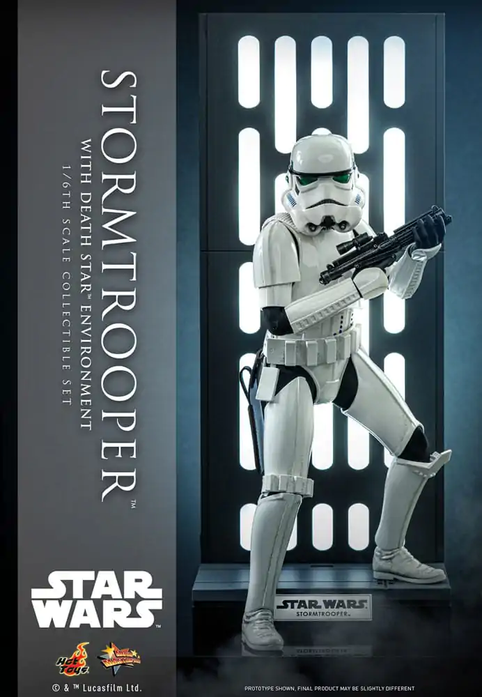 Star Wars Movie Masterpiece Figurka Akcji 1/6 Stormtrooper z otoczeniem Gwiazdy Śmierci 30 cm zdjęcie produktu