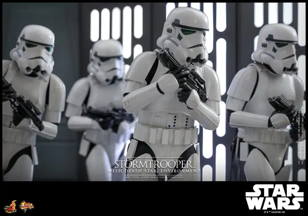 Star Wars Movie Masterpiece Figurka Akcji 1/6 Stormtrooper z otoczeniem Gwiazdy Śmierci 30 cm zdjęcie produktu