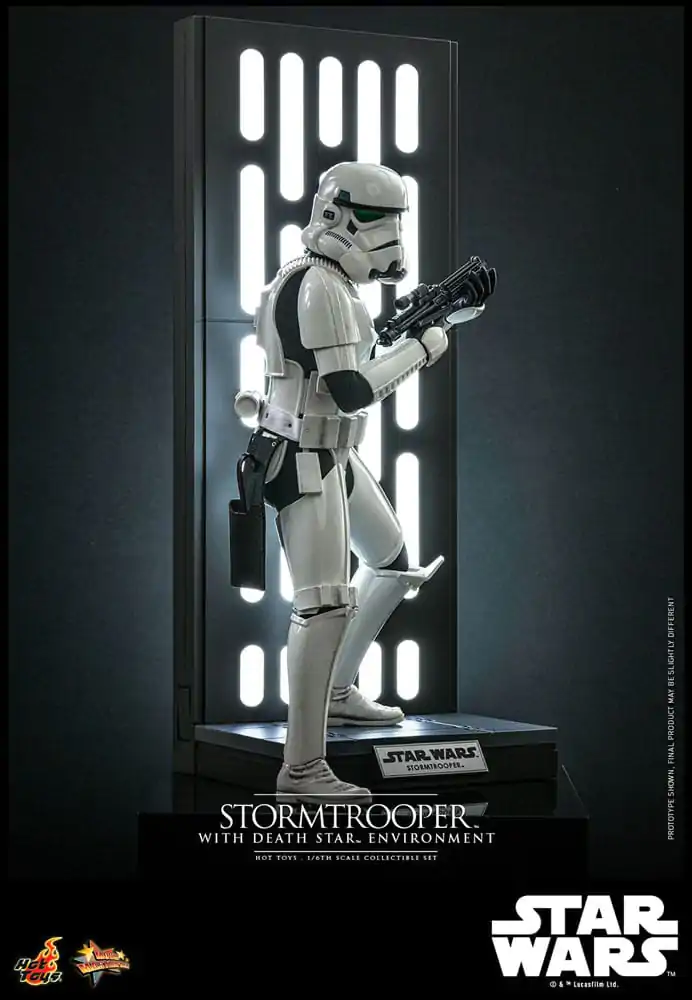 Star Wars Movie Masterpiece Figurka Akcji 1/6 Stormtrooper z otoczeniem Gwiazdy Śmierci 30 cm zdjęcie produktu