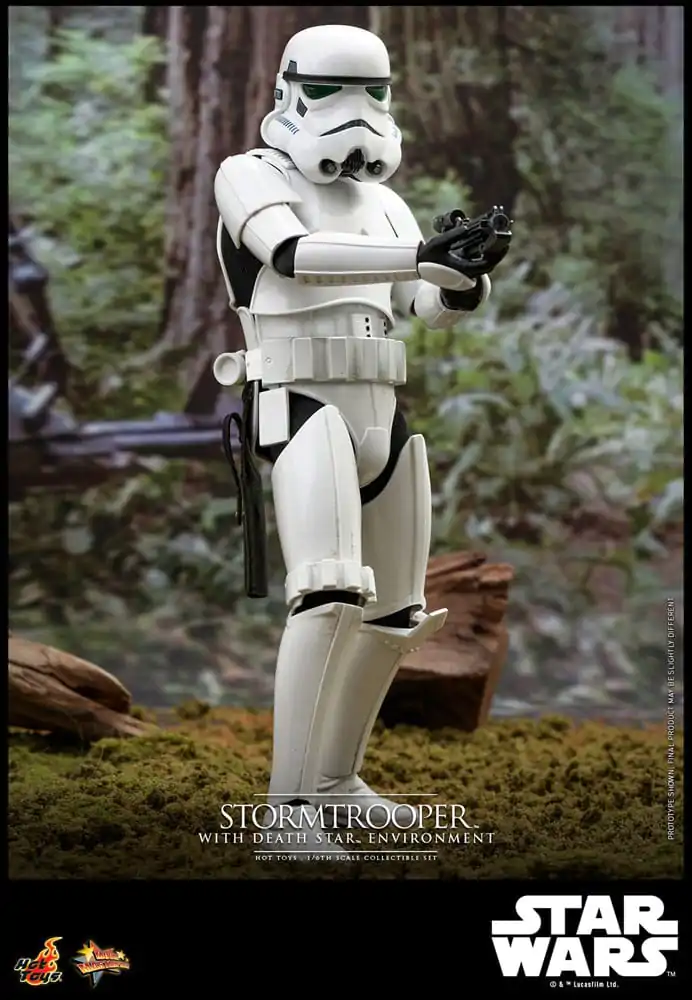 Star Wars Movie Masterpiece Figurka Akcji 1/6 Stormtrooper z otoczeniem Gwiazdy Śmierci 30 cm zdjęcie produktu