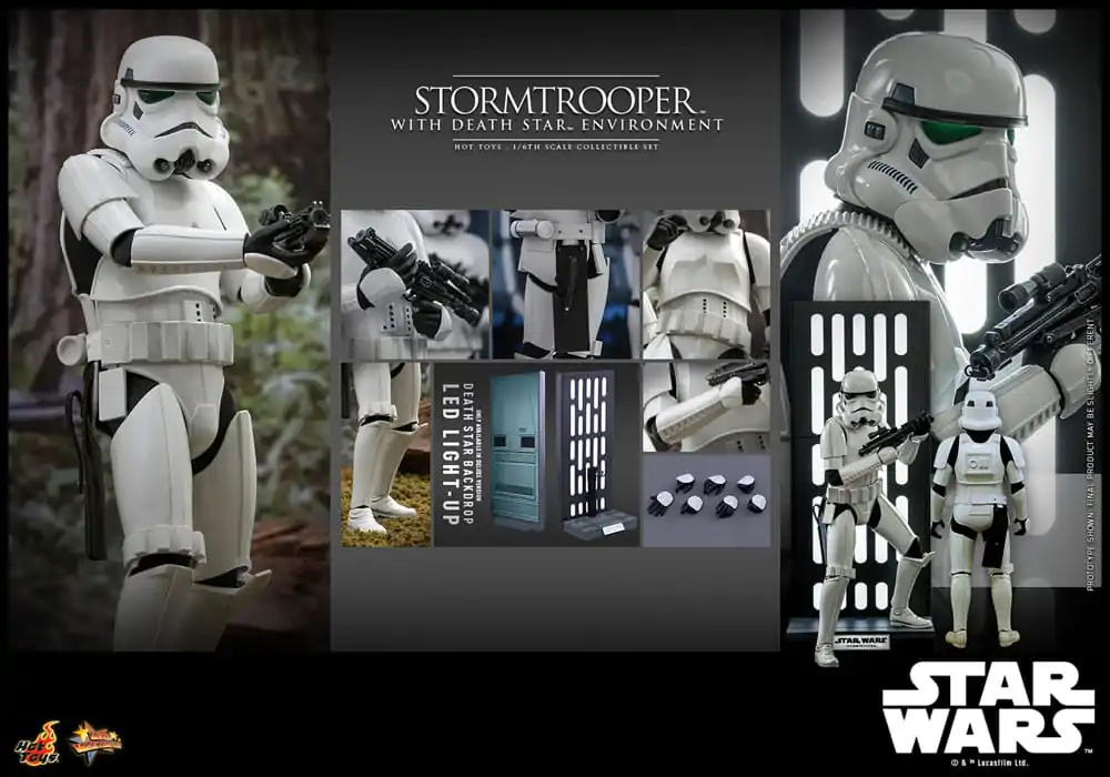 Star Wars Movie Masterpiece Figurka Akcji 1/6 Stormtrooper z otoczeniem Gwiazdy Śmierci 30 cm zdjęcie produktu