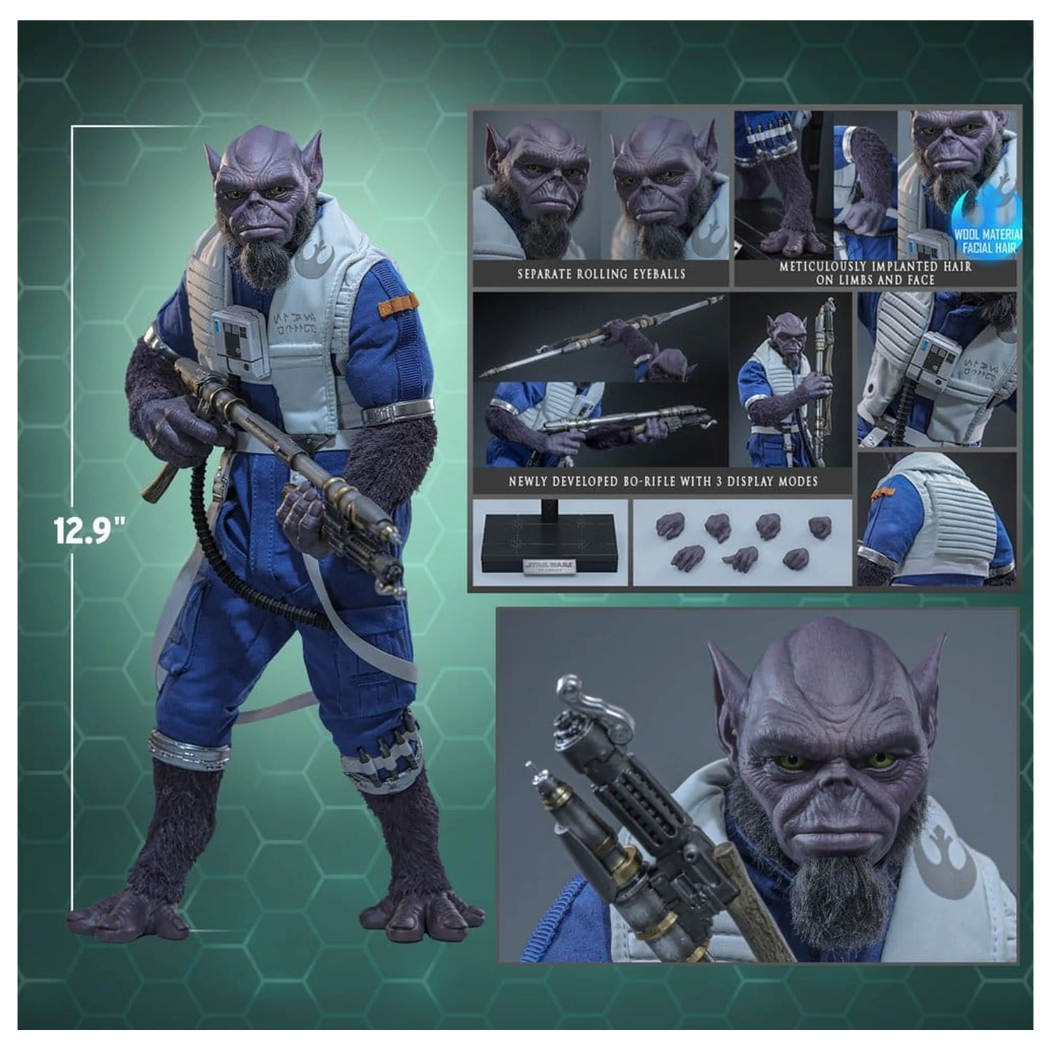 Star Wars Movie Masterpiece Figurka Akcji 1/6 Zeb Orrelios 33 cm zdjęcie produktu