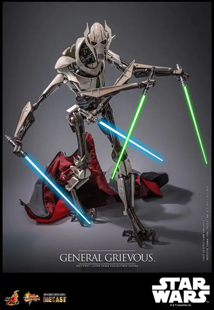 Star Wars Movie Masterpiece Diecast Figurka Akcji 1/6 General Grievous 42 cm zdjęcie produktu