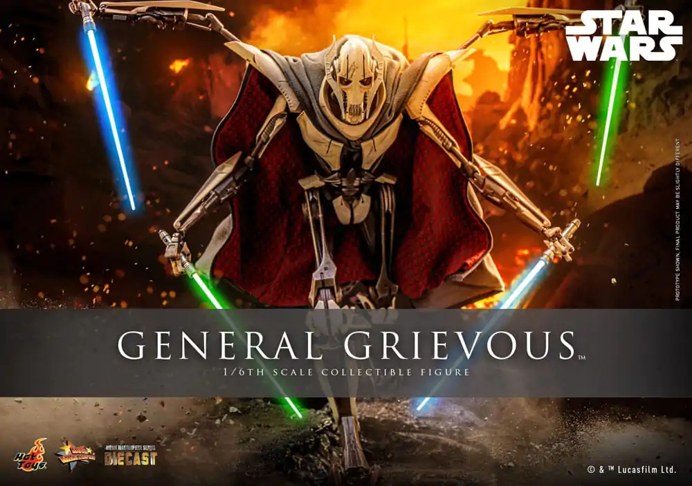 Star Wars Movie Masterpiece Diecast Figurka Akcji 1/6 General Grievous 42 cm zdjęcie produktu