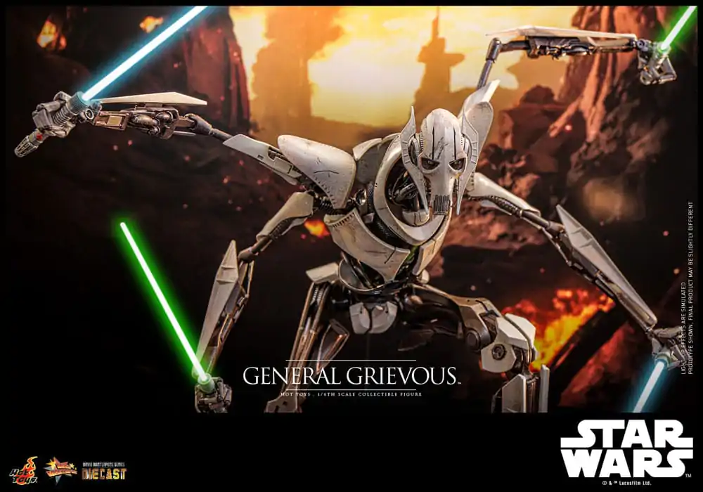 Star Wars Movie Masterpiece Diecast Figurka Akcji 1/6 General Grievous 42 cm zdjęcie produktu