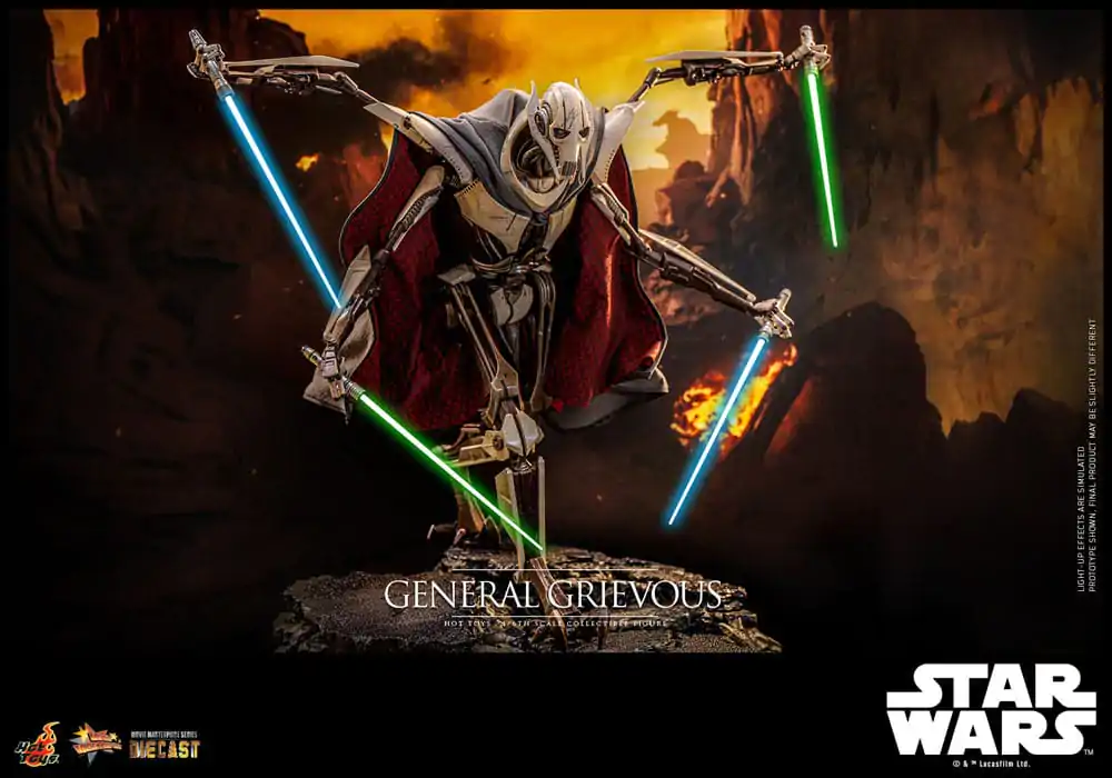 Star Wars Movie Masterpiece Diecast Figurka Akcji 1/6 General Grievous 42 cm zdjęcie produktu