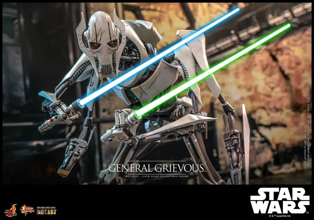 Star Wars Movie Masterpiece Diecast Figurka Akcji 1/6 General Grievous 42 cm zdjęcie produktu