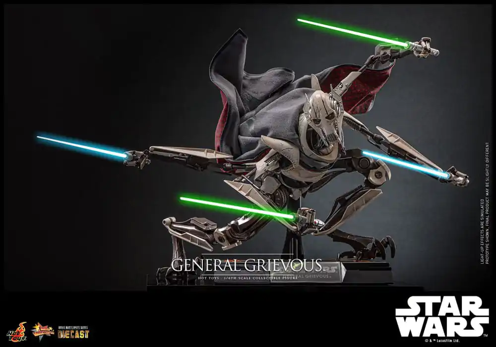 Star Wars Movie Masterpiece Diecast Figurka Akcji 1/6 General Grievous 42 cm zdjęcie produktu