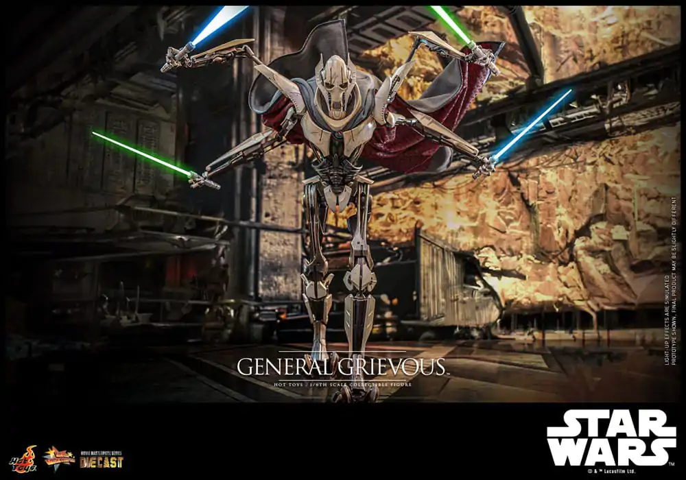 Star Wars Movie Masterpiece Diecast Figurka Akcji 1/6 General Grievous 42 cm zdjęcie produktu