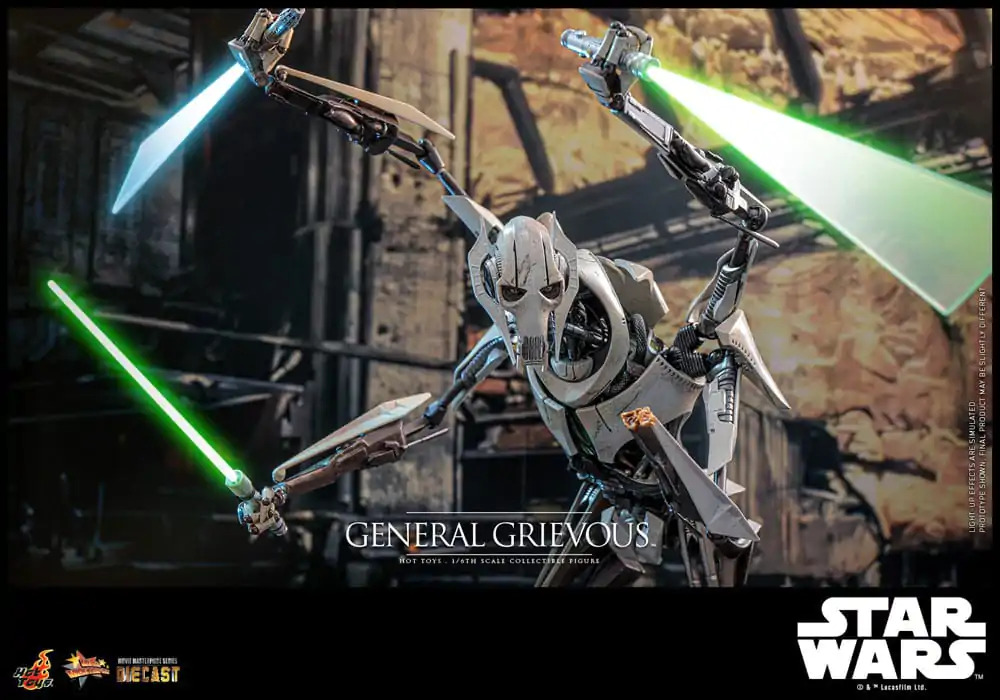 Star Wars Movie Masterpiece Diecast Figurka Akcji 1/6 General Grievous 42 cm zdjęcie produktu