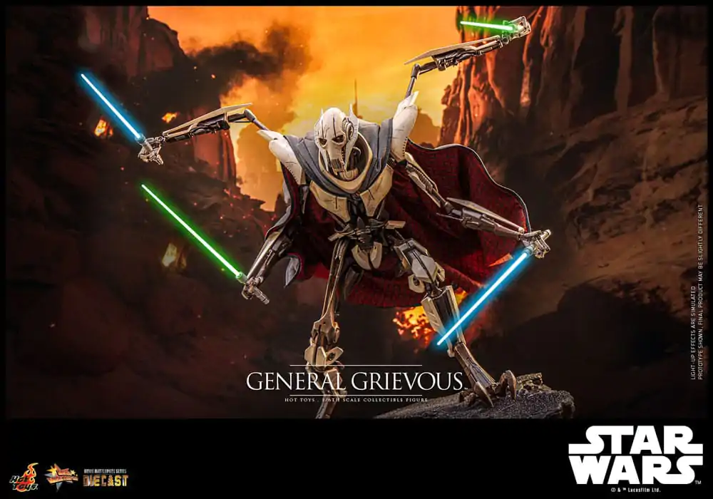 Star Wars Movie Masterpiece Diecast Figurka Akcji 1/6 General Grievous 42 cm zdjęcie produktu