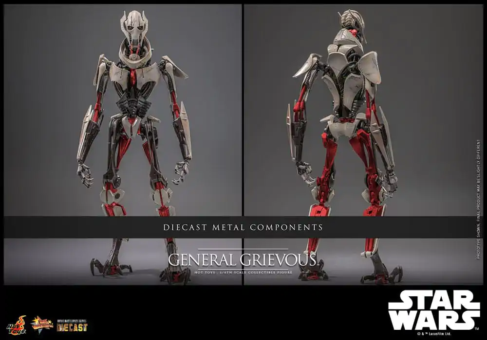 Star Wars Movie Masterpiece Diecast Figurka Akcji 1/6 General Grievous 42 cm zdjęcie produktu