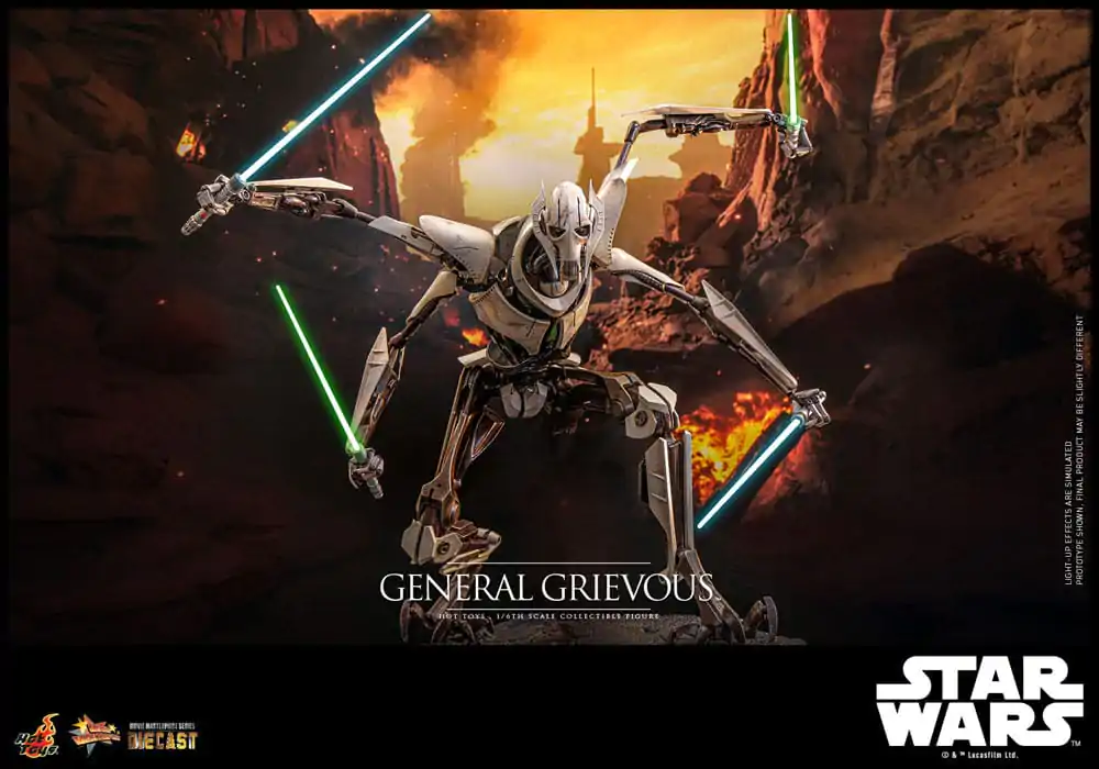 Star Wars Movie Masterpiece Diecast Figurka Akcji 1/6 General Grievous 42 cm zdjęcie produktu