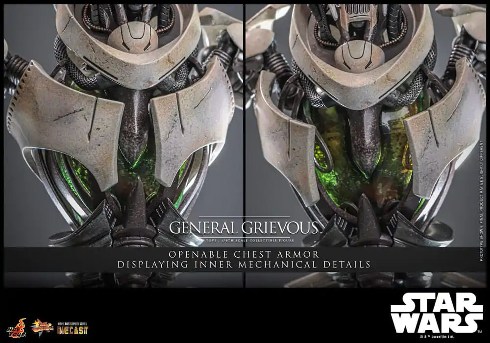 Star Wars Movie Masterpiece Diecast Figurka Akcji 1/6 General Grievous 42 cm zdjęcie produktu