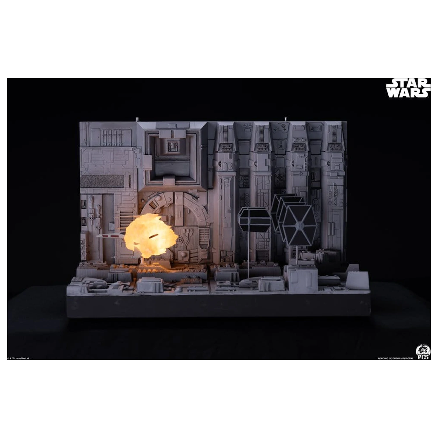 Star Wars Movie Moments Mini Scale Diorama Trench Run 23 cm zdjęcie produktu