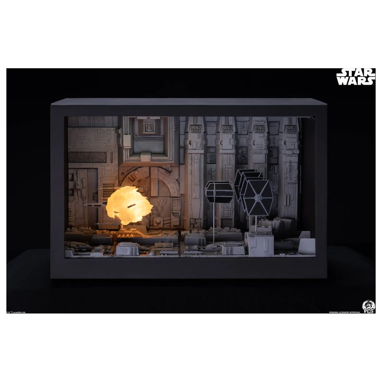 Star Wars Movie Moments Mini Scale Diorama Trench Run 23 cm zdjęcie produktu